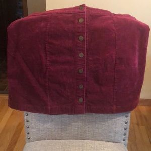 Corduroy skirt